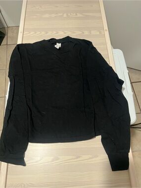 Classic Black Crewneck Sweatshirt